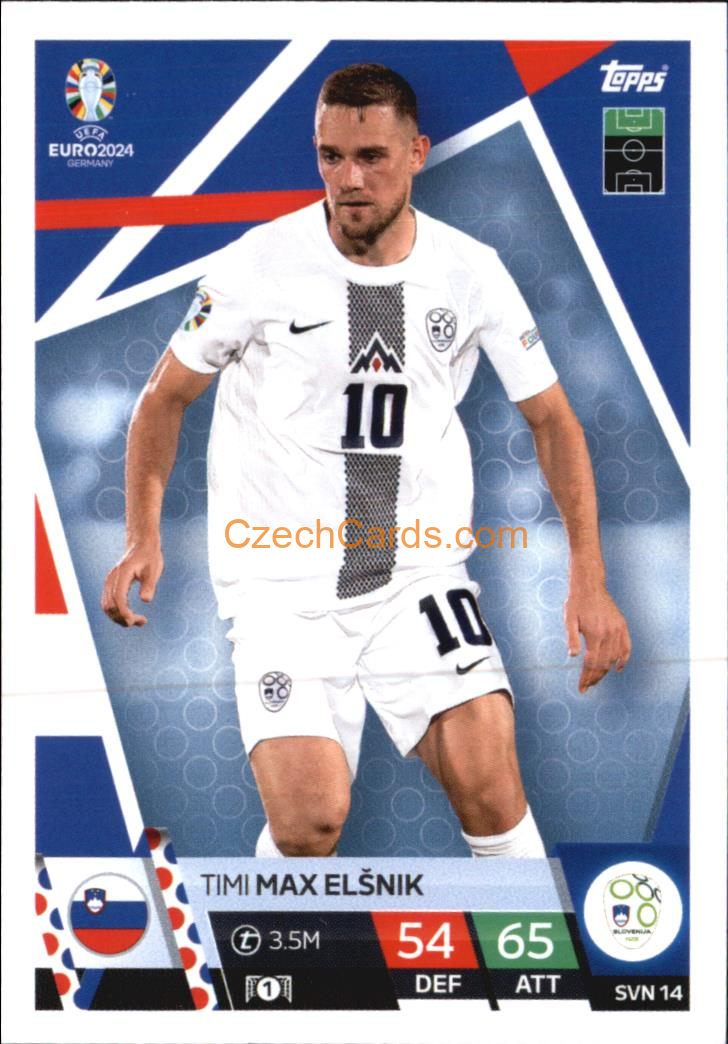Timi Max Elšnik 2024 EURO Match Attax #SVN14