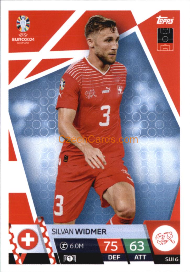 Silvan Widmer 2024 EURO Match Attax #SUI6