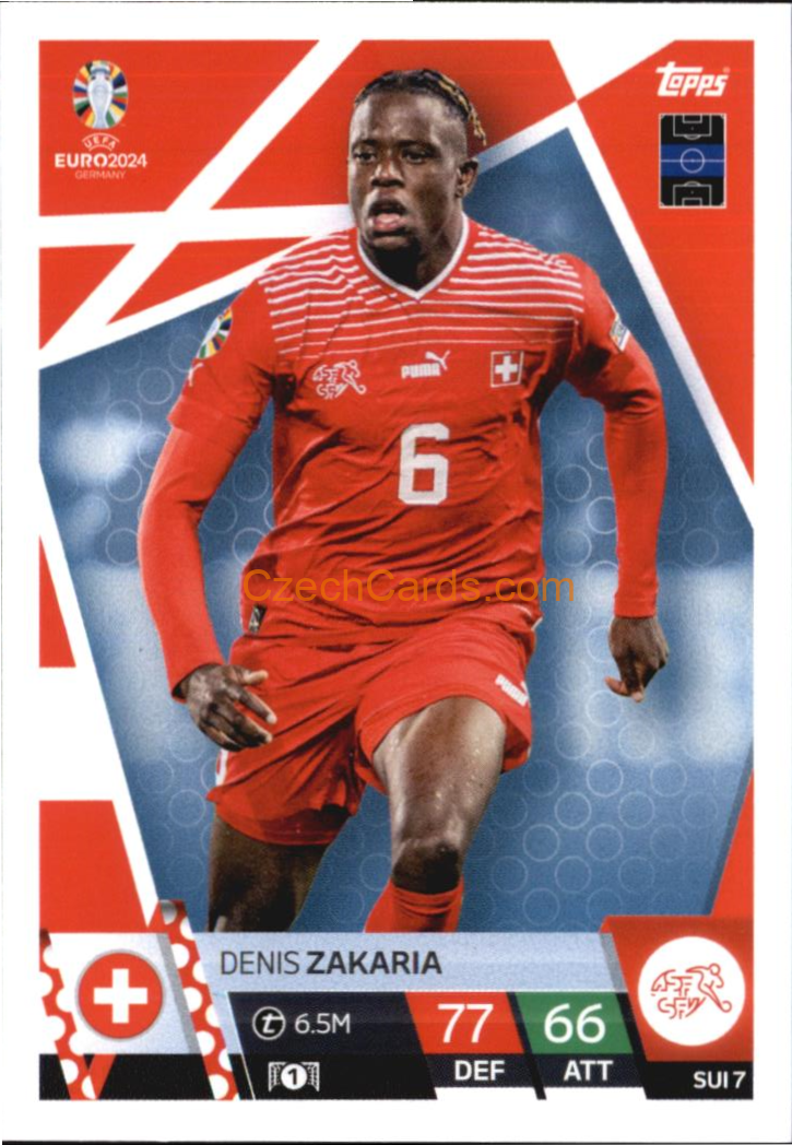 Denis Zakaria 2024 EURO Match Attax #SUI7