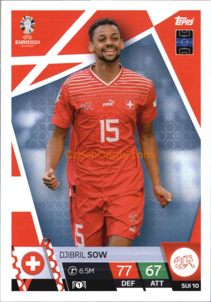 Djibril Sow 2024 EURO Match Attax #SUI10