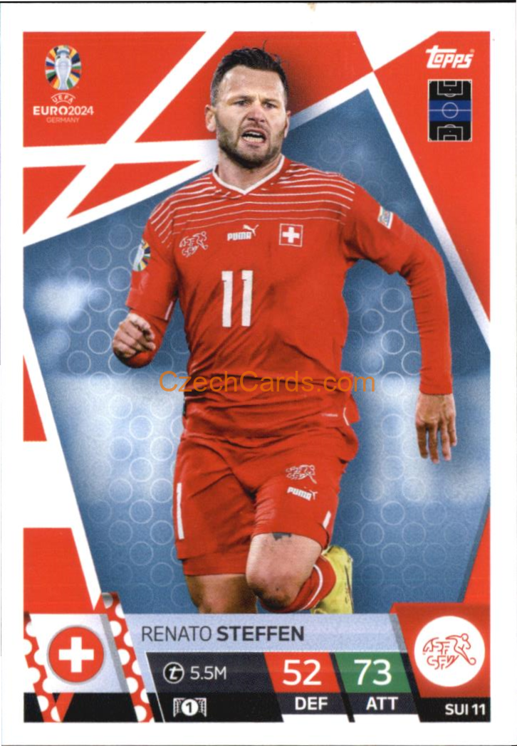 Renato Steffen 2024 EURO Match Attax #SUI11