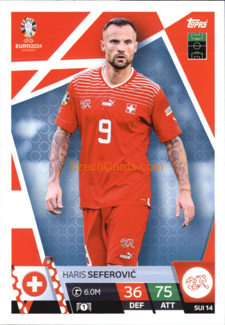 Haris Seferović 2024 EURO Match Attax #SUI14