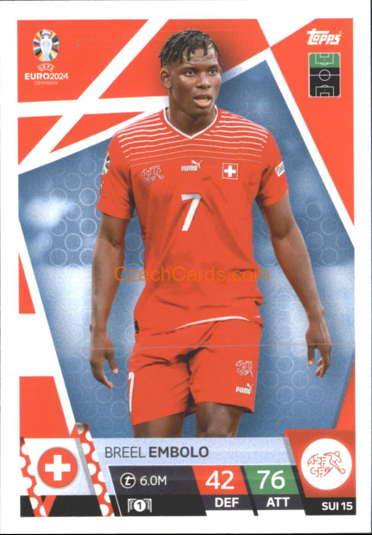 Breel Embolo 2024 EURO Match Attax #SUI15
