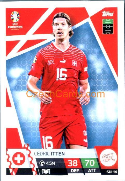 Cédric Itten 2024 EURO Match Attax #SUI16