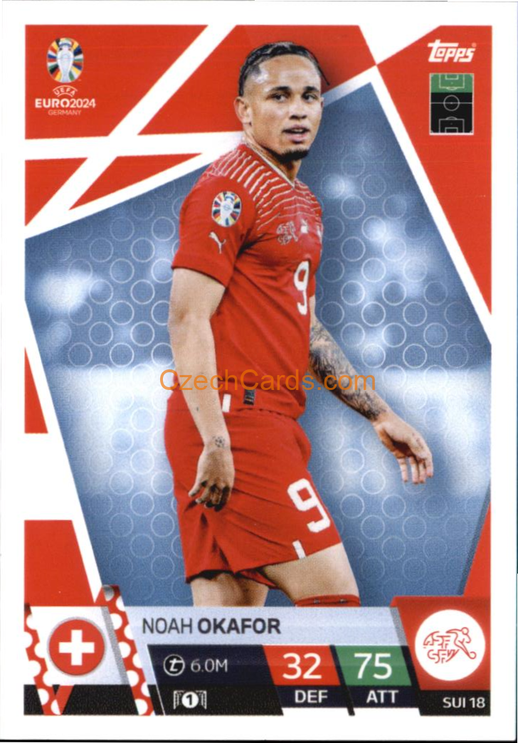 Noah Okafor 2024 EURO Match Attax #SUI18