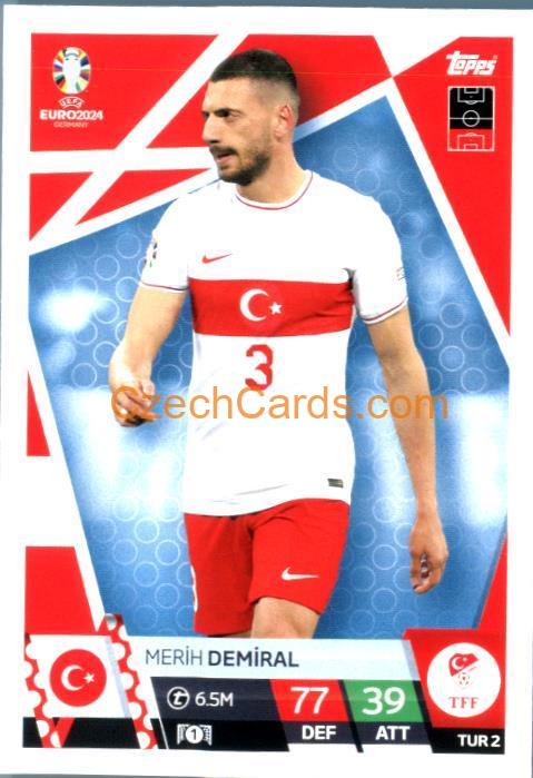 Merih Demiral 2024 EURO Match Attax #TUR2