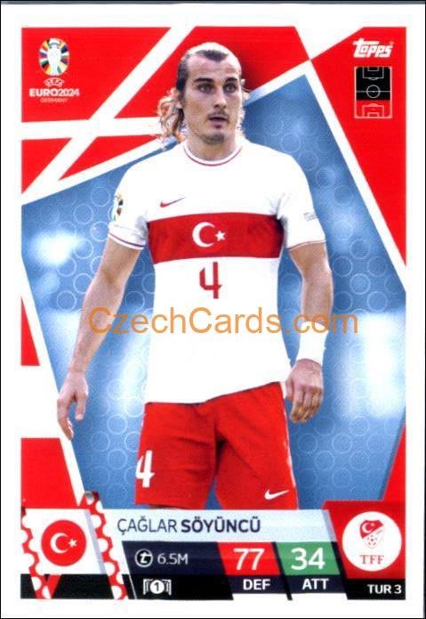 Çağlar Söyüncü 2024 EURO Match Attax #TUR3