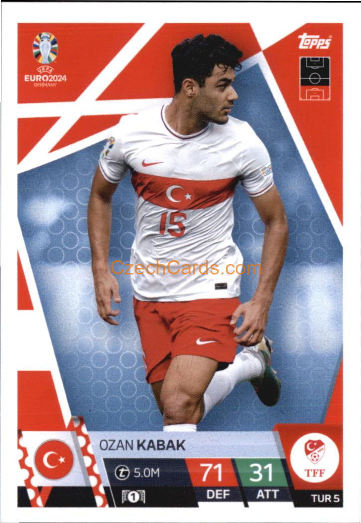 Ozan Kabak 2024 EURO Match Attax #TUR5