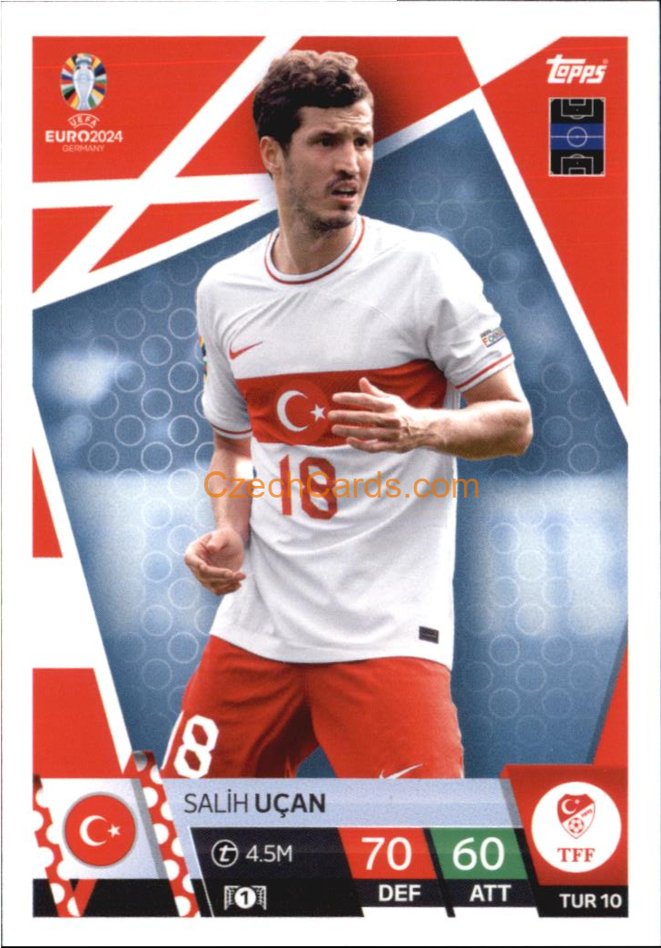 Salih Uçan 2024 EURO Match Attax #TUR10