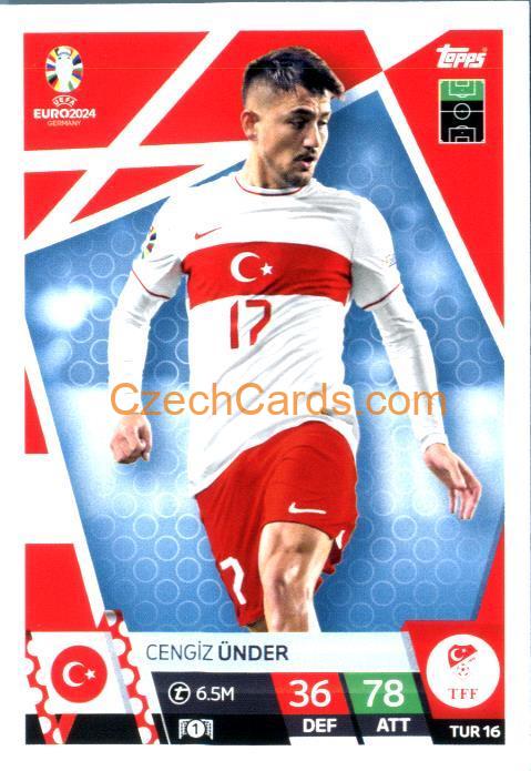 Cengiz Ünder 2024 EURO Match Attax #TUR16