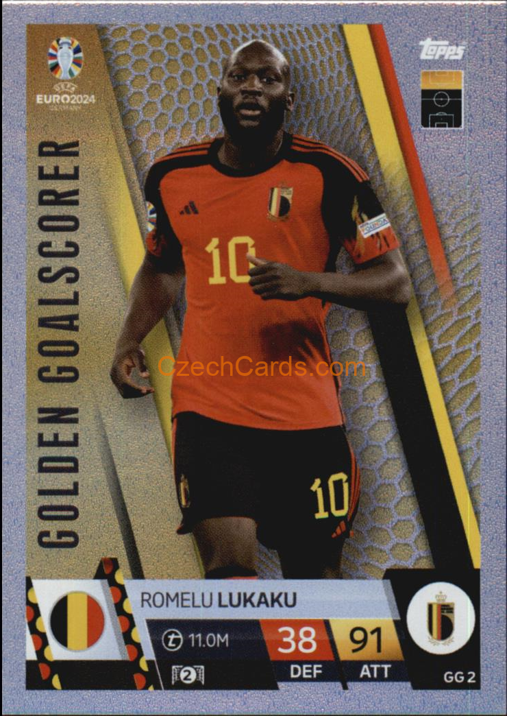 Romelu Lukaku 2024 EURO Match Attax Golden Goalscorer #GG2