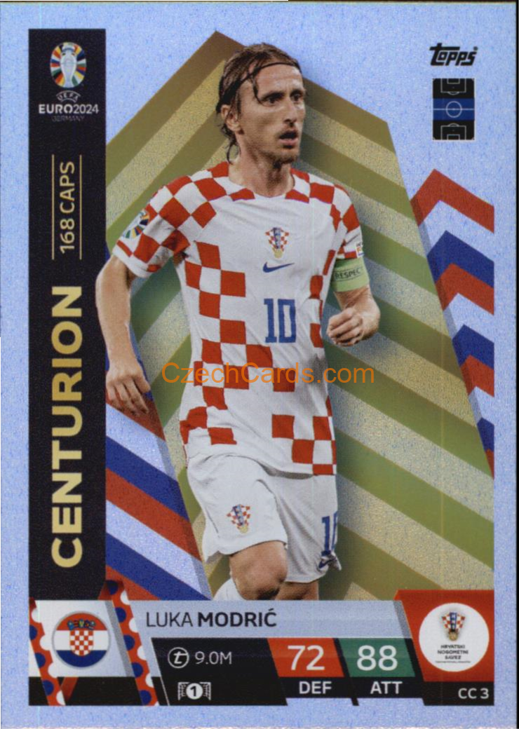 Luka Modrić 2024 EURO Match Attax Centurion #CC3