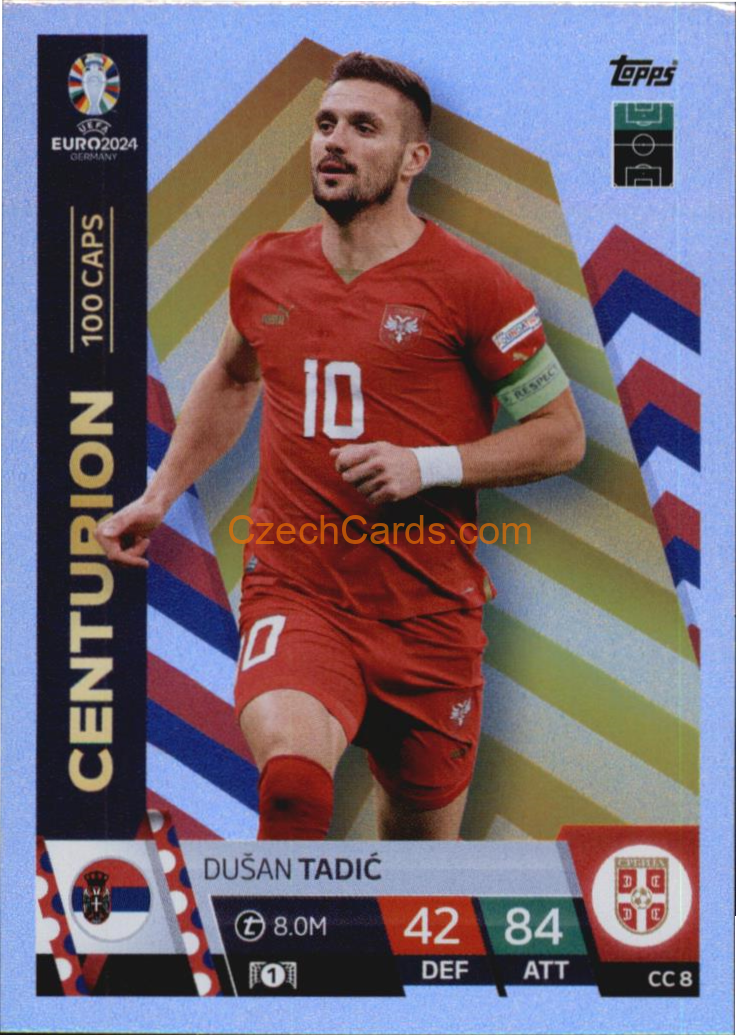 Dušan Tadić 2024 EURO Match Attax Centurion #CC8