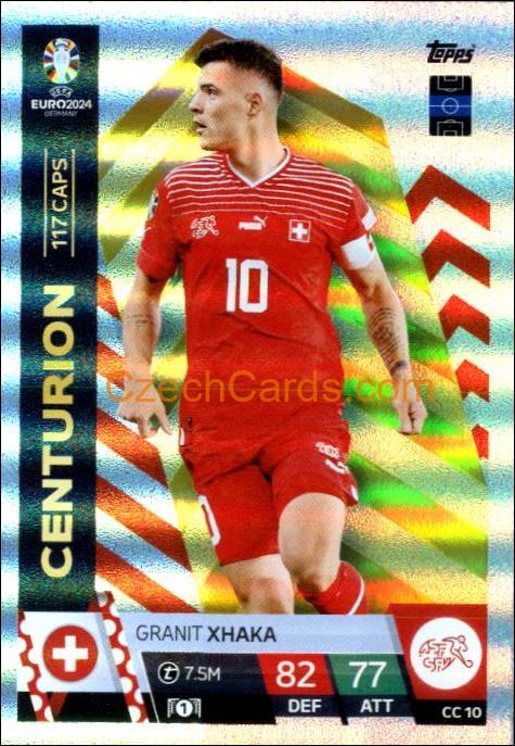 Granit Xhaka 2024 EURO Match Attax Centurion #CC10