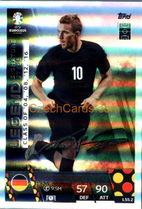 Lukas Podolski 2024 EURO Match Attax Legend Signature Style #LSS2