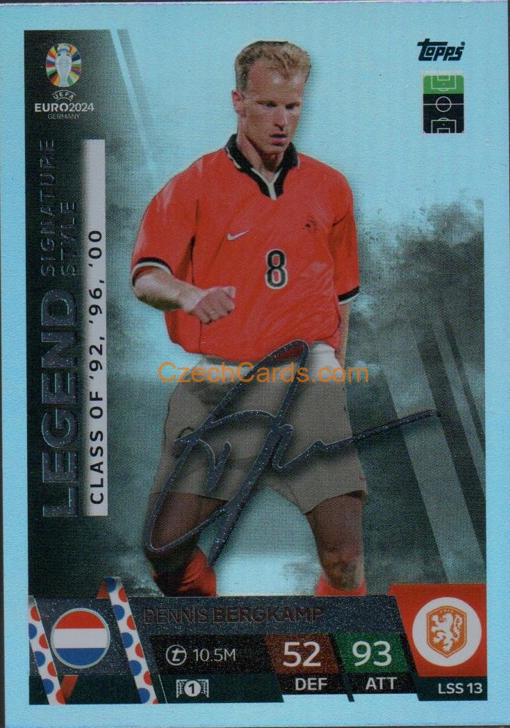 Dennis Bergkamp 2024 EURO Match Attax Legend Signature Style #LSS13
