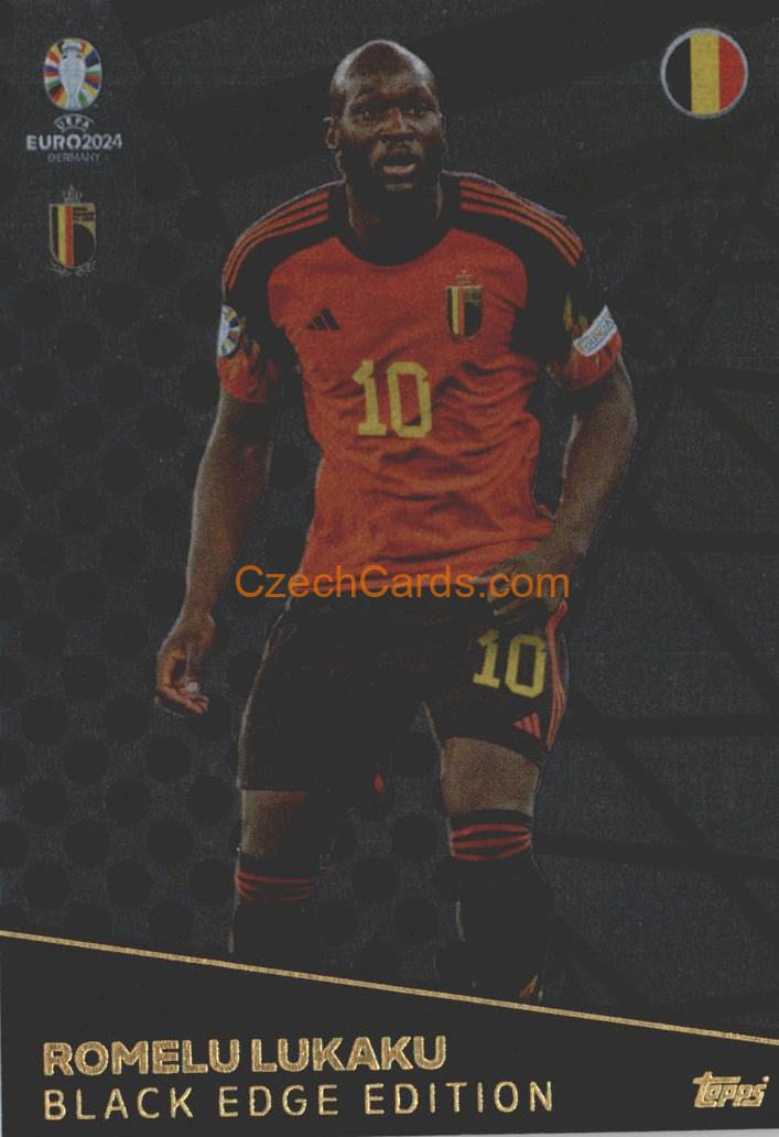 Romelu Lukaku 2024 EURO Match Attax Black Edge Editions #BE1