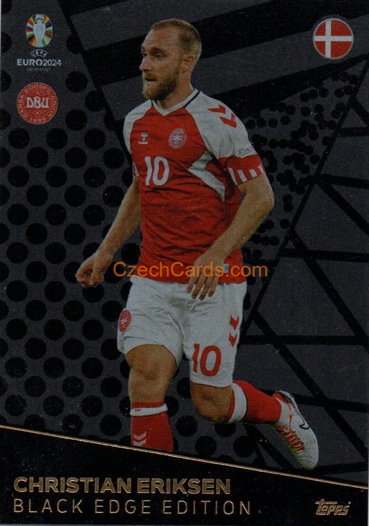 Christian Eriksen 2024 EURO Match Attax Black Edge Editions #BE2