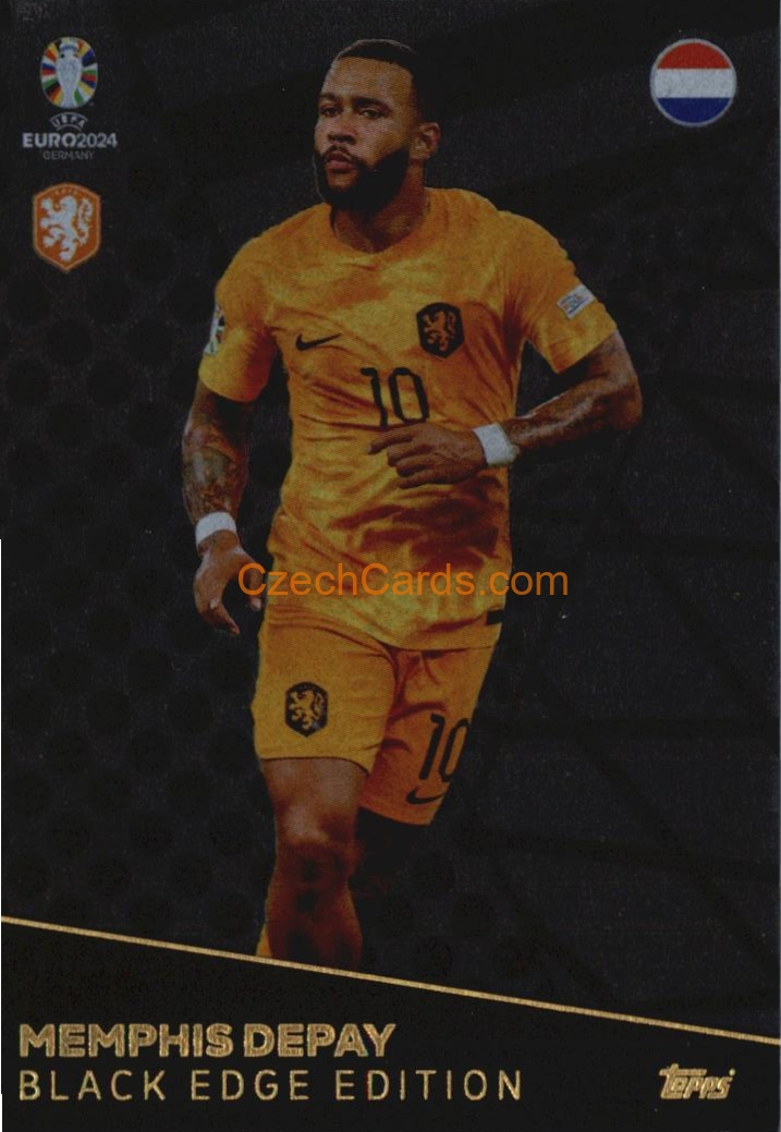 Memphis Depay 2024 EURO Match Attax Black Edge Editions #BE5