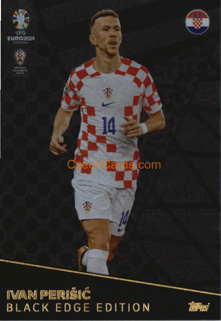 Ivan Perišić 2024 EURO Match Attax Black Edge Editions #BE6
