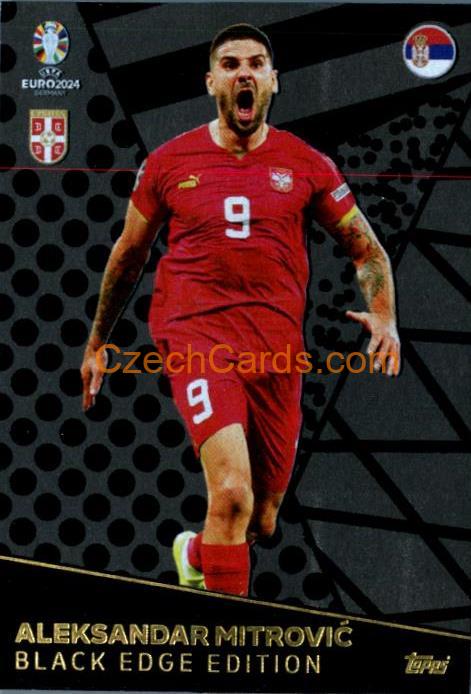 Aleksandar Mitrović 2024 EURO Match Attax Black Edge Editions #BE8