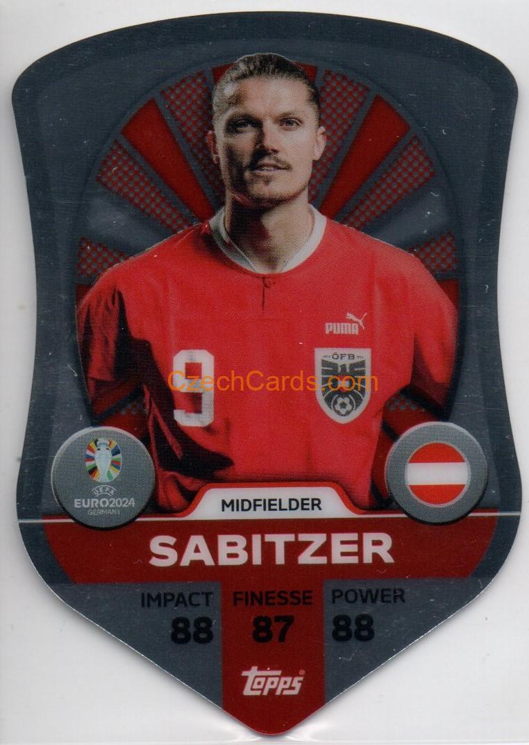 Marcel Sabitzer 2024 EURO Match Attax Chrome Pro Elite Shield #SC1