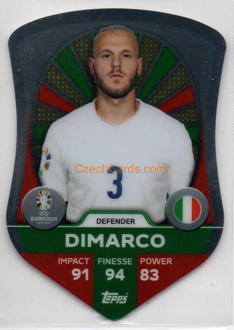 Federico Dimarco 2024 EURO Match Attax Chrome Pro Elite Shield #SC4