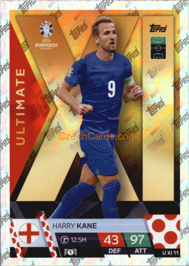 Harry Kane 2024 EURO Match Attax Ultimate XL #UXI11