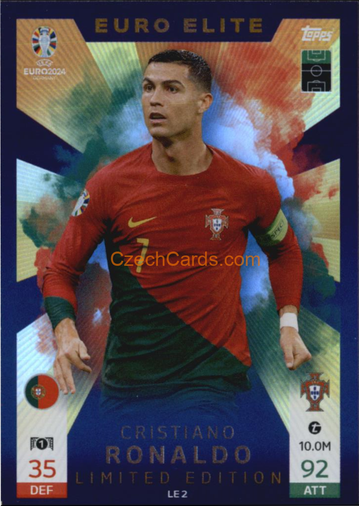 Cristiano Ronaldo 2024 EURO Match Attax Limited #LE2