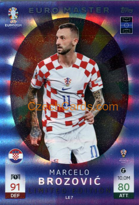 Marcelo Brozović 2024 EURO Match Attax Limited #LE7