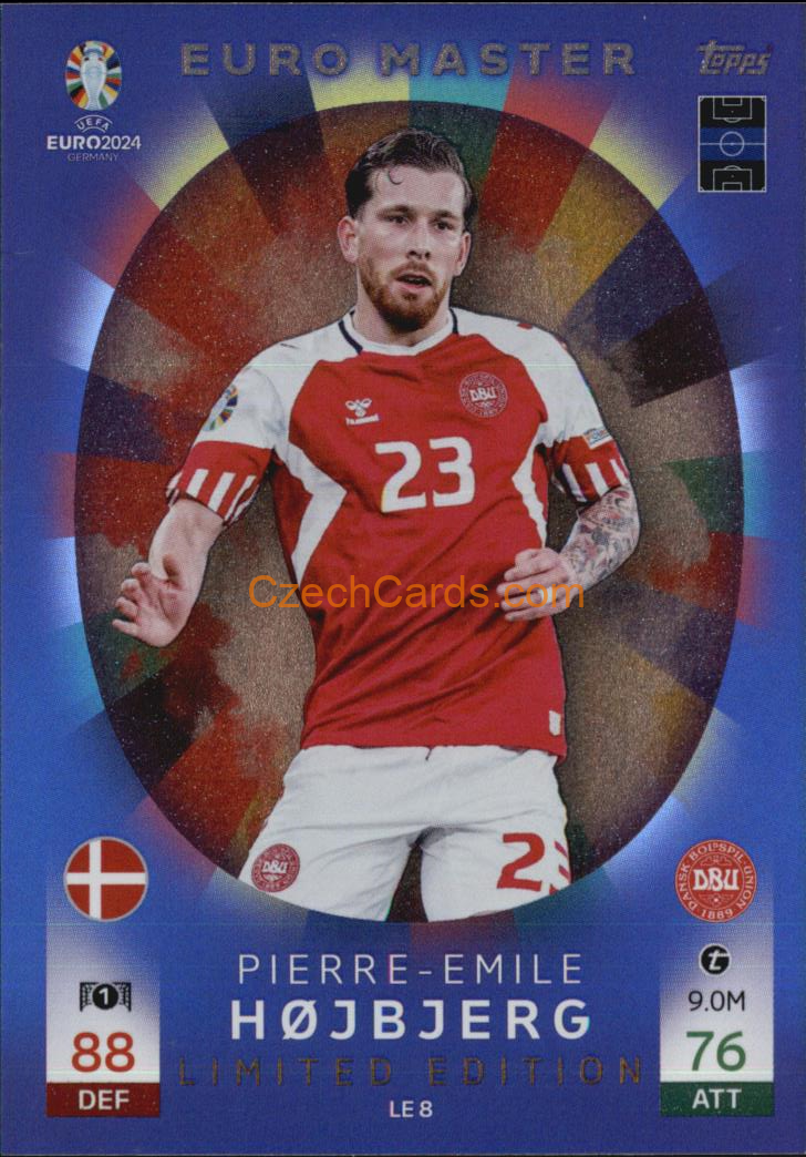 Pierre Emile Højbjerg 2024 EURO Match Attax Limited #LE8