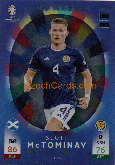 Scott McTominay 2024 EURO Match Attax Limited #LE16