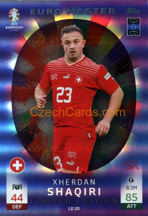 Xherdan Shaqiri 2024 EURO Match Attax Limited #LE20
