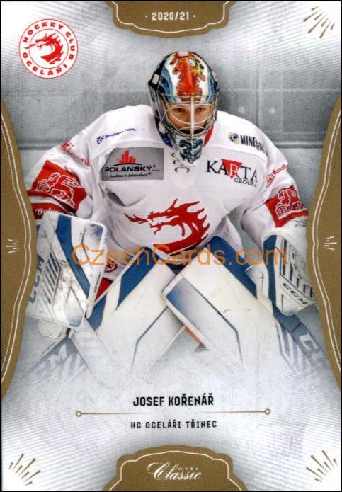 Josef Kořenář (G) 2020/21 OFS hokejová karta #5