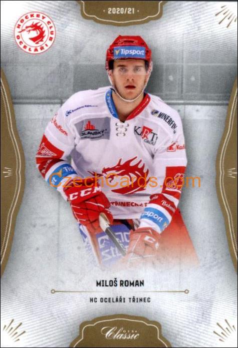 Miloš Roman 2020/21 OFS hokejová karta #12