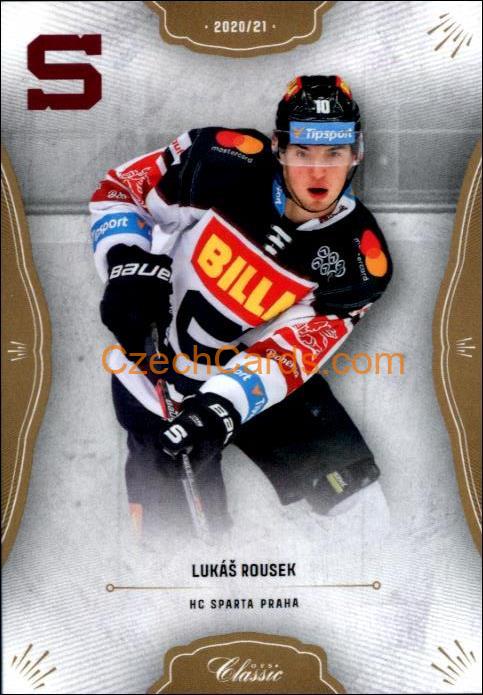Lukáš Rousek 2020/21 OFS hokejová karta #130