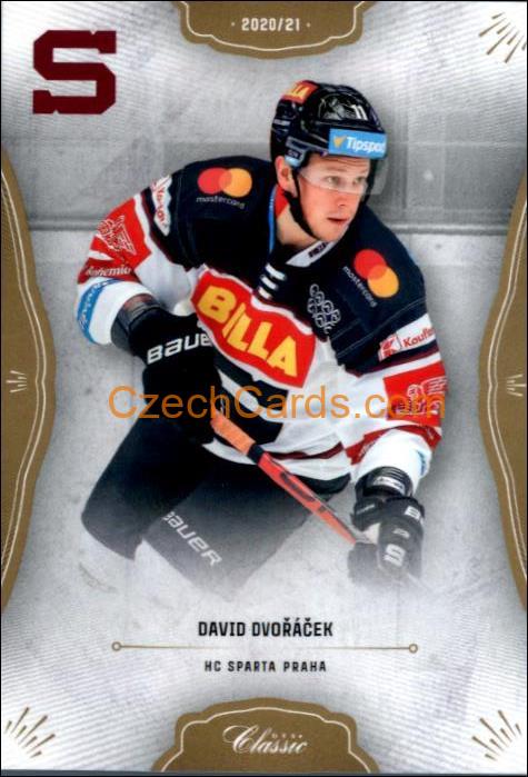 David Dvořáček 2020/21 OFS hokejová karta #132