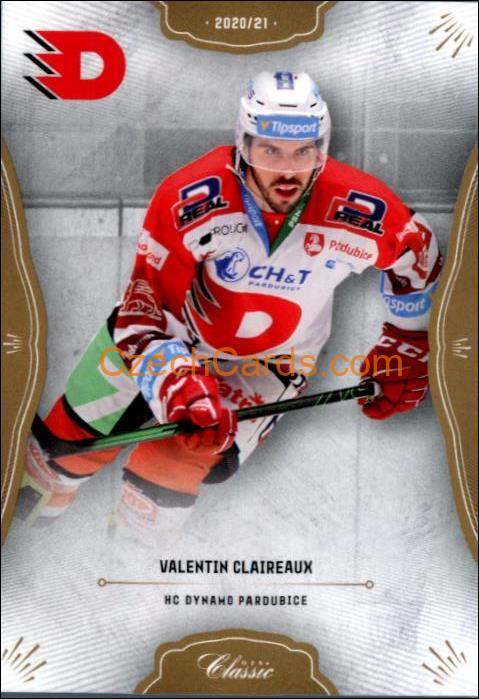 Valentin Claireaux 2020/21 OFS hokejová karta #176