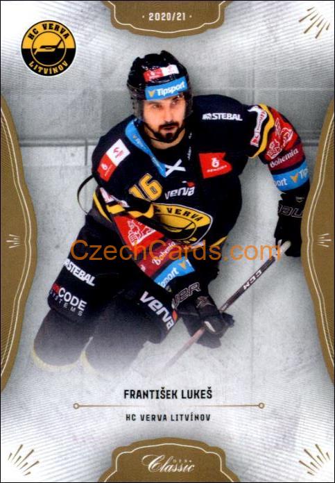 František Lukeš 2020/21 OFS hokejová karta #266