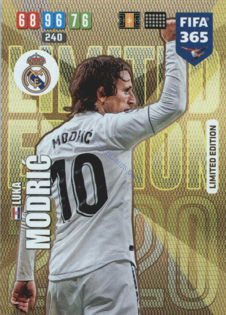 Luka Modrič 2020 Panini Adrenalyn XL Fifa 365 Limited Edition 