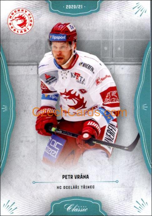 Petr Vrána 2020/21 OFS hokejová karta Blue parallel #7