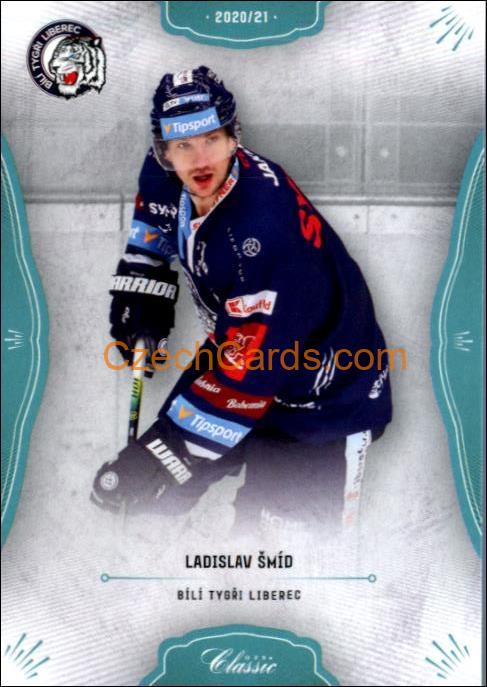 Ladislav Šmíd 2020/21 OFS hokejová karta Blue parallel #17