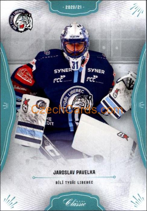 Jaroslav Pavelka (G) 2020/21 OFS hokejová karta Blue parallel #26