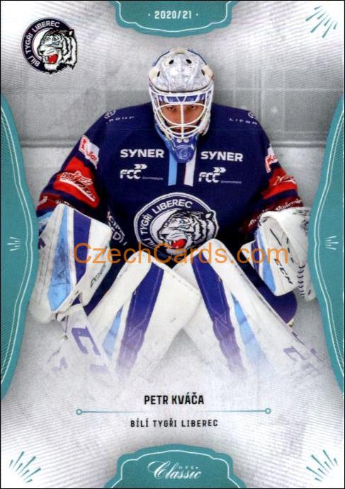 Petr Kváča (G) 2020/21 OFS hokejová karta Blue parallel #29