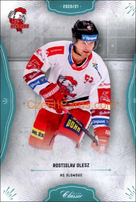 Rostislav Olesz 2020/21 OFS hokejová karta Blue parallel #86