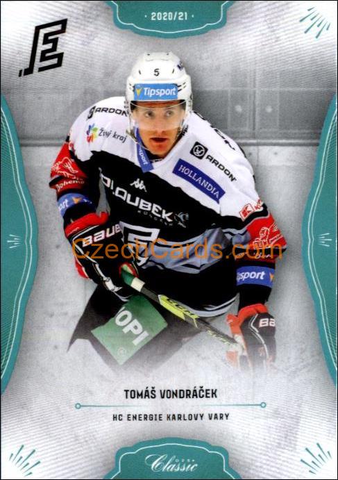 Tomáš Vondráček 2020/21 OFS hokejová karta Blue parallel #159