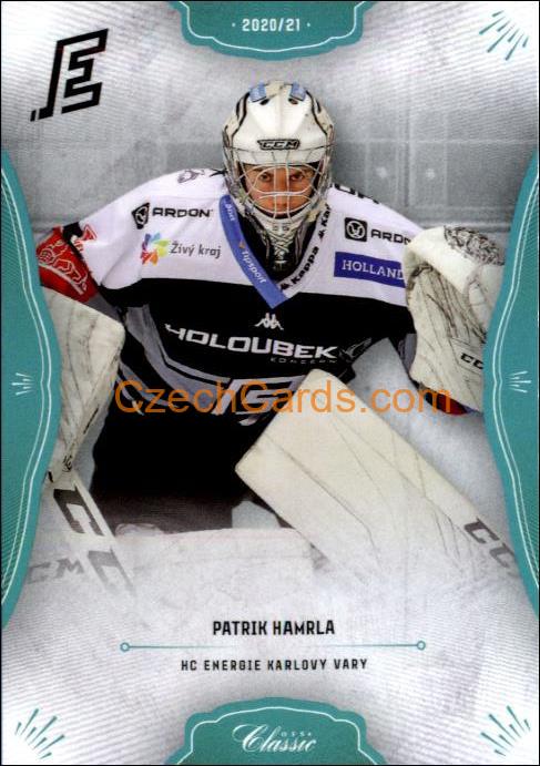Patrik Hamrla (G) 2020/21 OFS hokejová karta Blue parallel #171