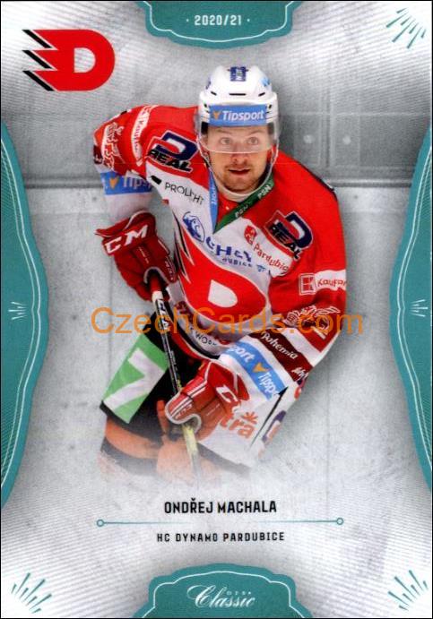 Ondřej Machala 2020/21 OFS hokejová karta Blue parallel #185