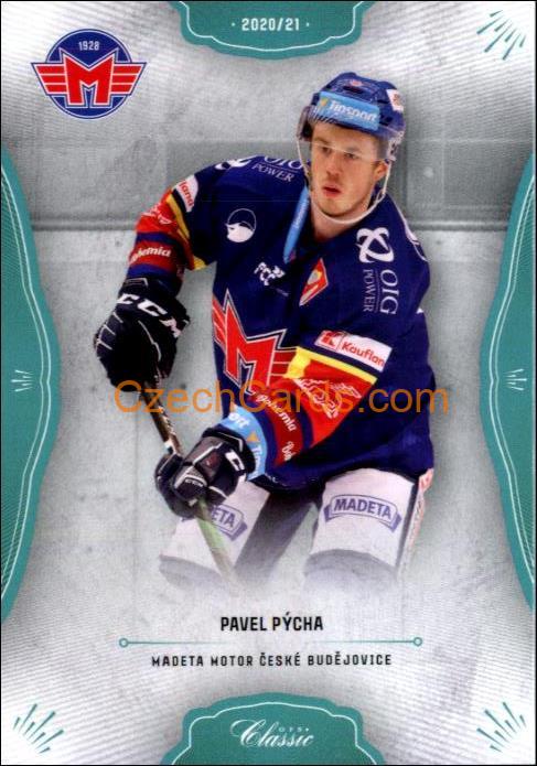 Pavel Pýcha 2020/21 OFS hokejová karta Blue parallel #191