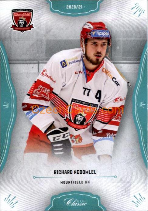Richard Nedomlel 2020/21 OFS hokejová karta Blue parallel #226
